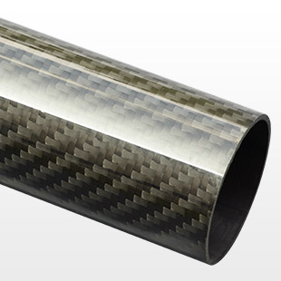 40mm(37mm) Woven Finish Carbon Fibre Tube CFT-WF-5-3-1