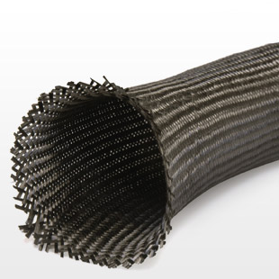 Lightweight Braided Carbon Fibre Sleeve 40mm