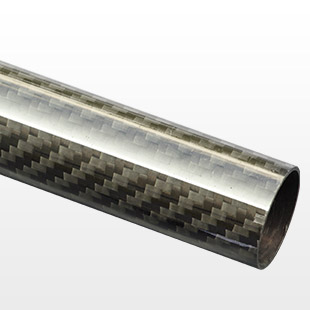25mm(23mm) Woven Finish Carbon Fibre Tube CFT-WF-5-3-1